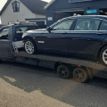 Opgehaalde sloopauto