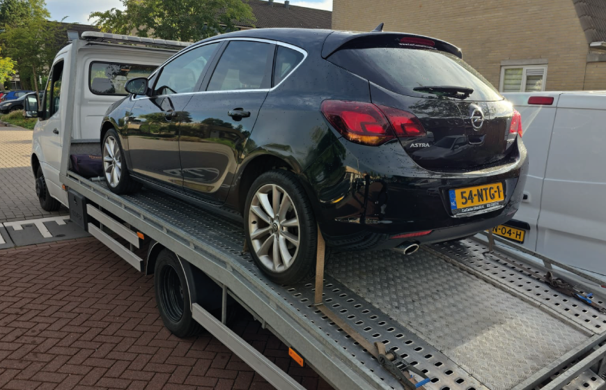 Sloopauto ophalen in Schiedam